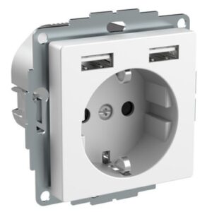 1 -os pr + 2 USB 2,4A